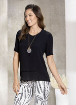 Tunika mit V-Ausschnitt 