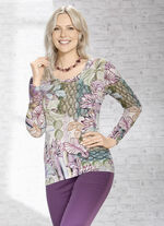 H&uuml;bsches Shirt mit Rundhalsausschnitt 