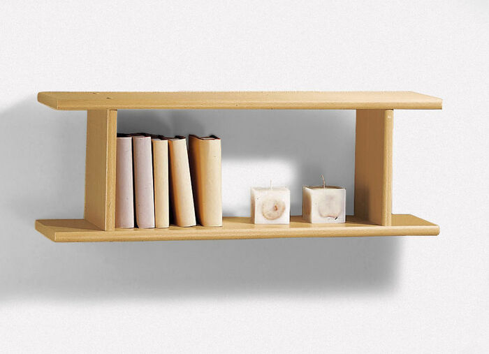 Hängeregal, waagrecht oder senkrecht aufzuhängen BUCHE