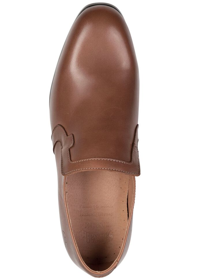 Slipper aus Rind-Nappaleder COGNAC