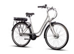 Zeitlos, elegantes City-E-Bike mit komfortabler Ausstattung   SILBER
