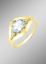 Damenring mit Blautopas 