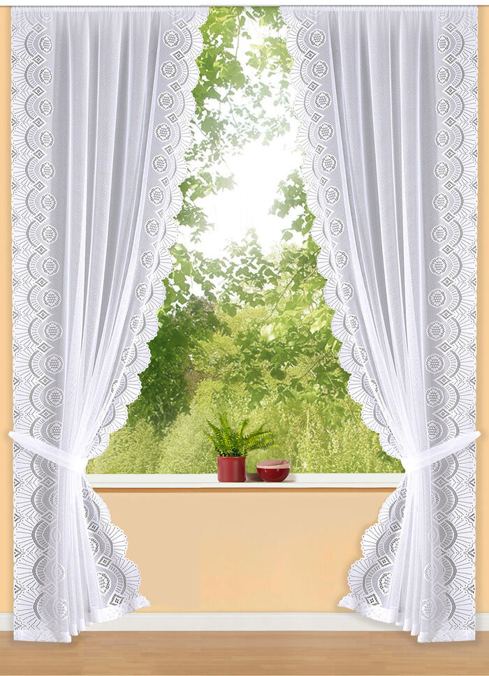 Raffgardinen-Garnitur mit Universalschienenband 