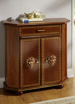 Hochwertiges Möbelprogramm mit Verzierungen NUSSBAUM-GOLD