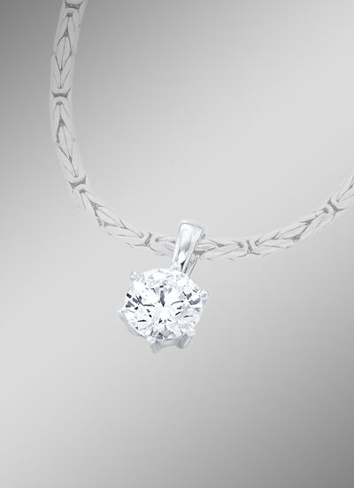 Anhänger in Weißgold 