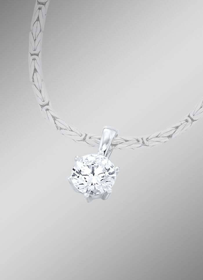 Anh&auml;nger in Wei&szlig;gold 