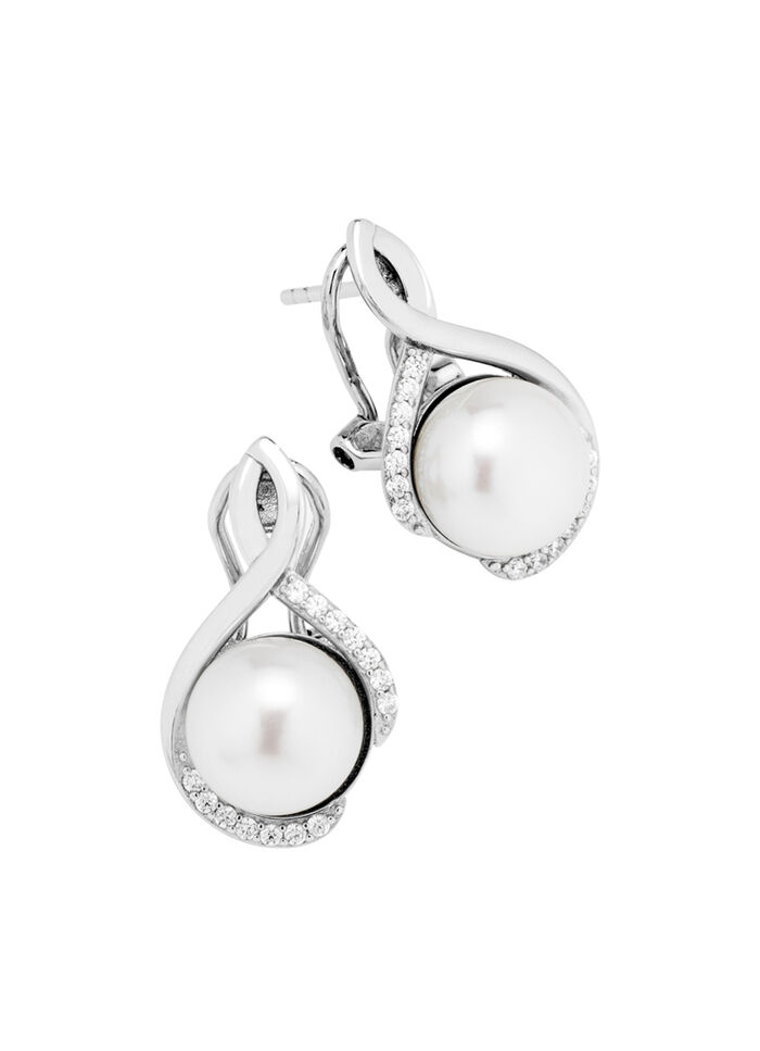 Clipstecker mit S&uuml;&szlig;wasser-Zuchtperle 