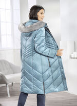 Mantel mit abnehmbarer Kapuze 