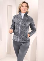Fleecejacke in Strickoptik 