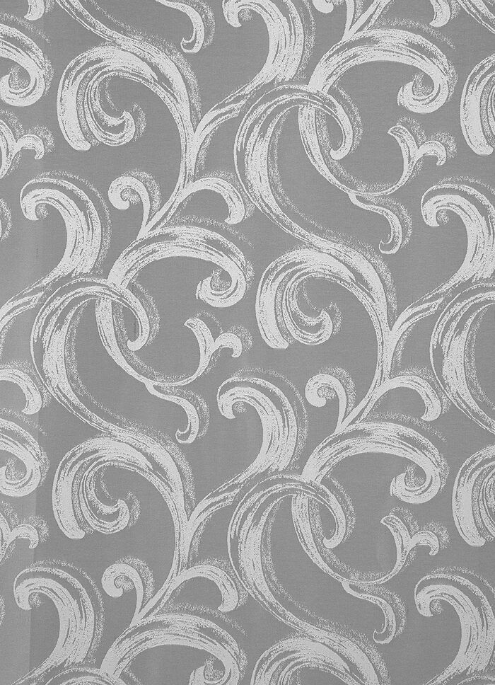 &Uuml;bergardine mit Universalschienenband SILBER