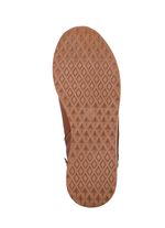 Andrea Conti Schn&uuml;r-Bootie mit trendiger Steppung BRAUN