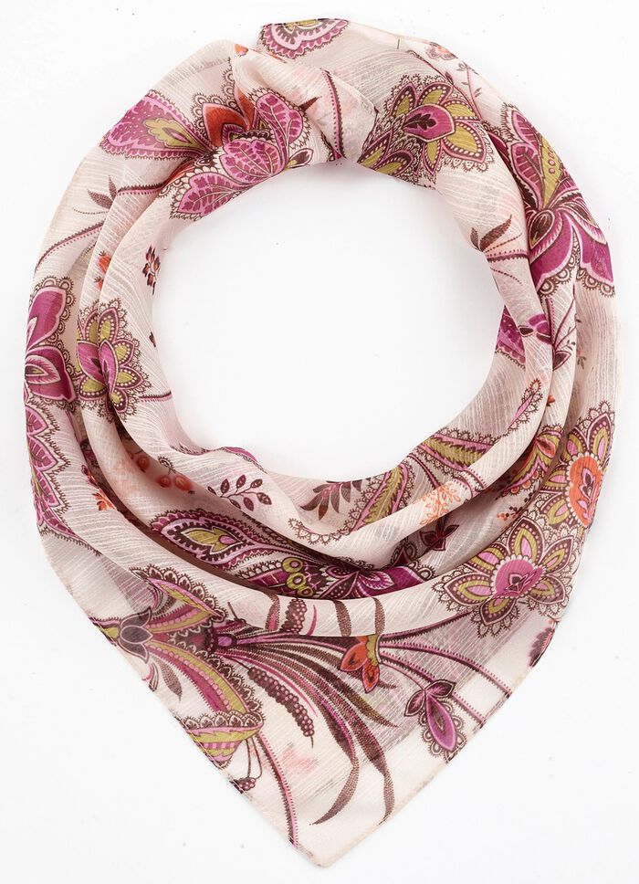 Nickituch mit Fantasiedessin 