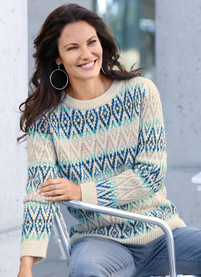 Pullover in superflauschiger Qualität mit Alpaka 