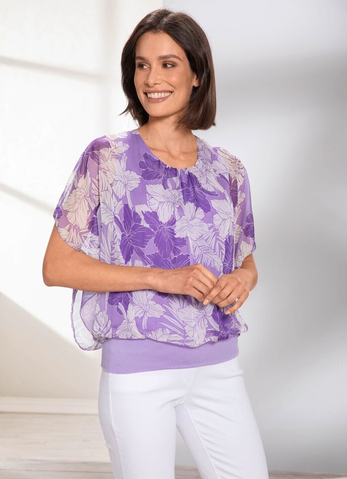 Sommerliche Poncho-Tunika 