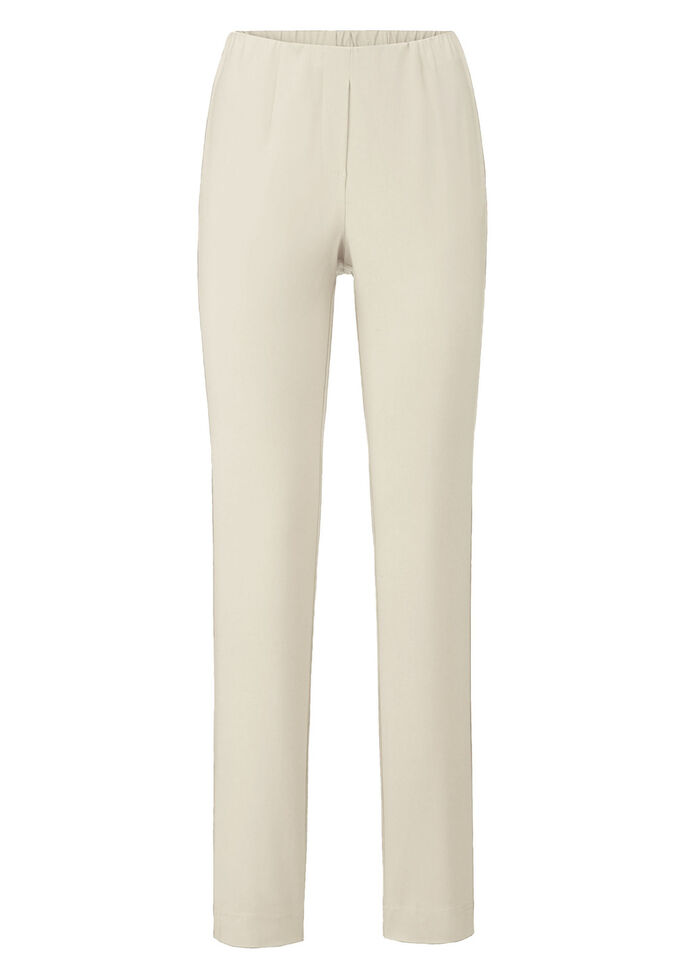 Schicke Hose in bequemer Schlupfform BEIGE