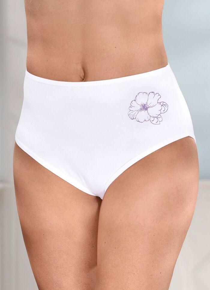 Sechserpack Slips mit Gummizug im Bund 