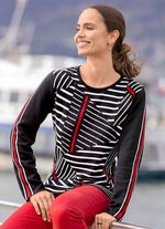 Pullover mit asymmetrischem Muster 