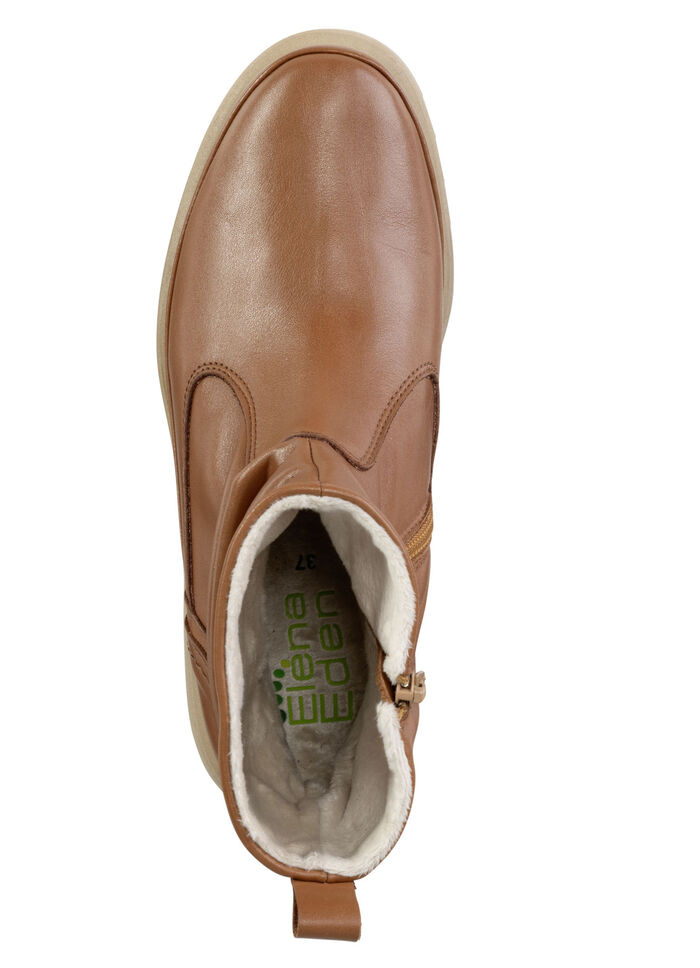 Mokassin-Stiefelette von ELENA EDEN COGNAC