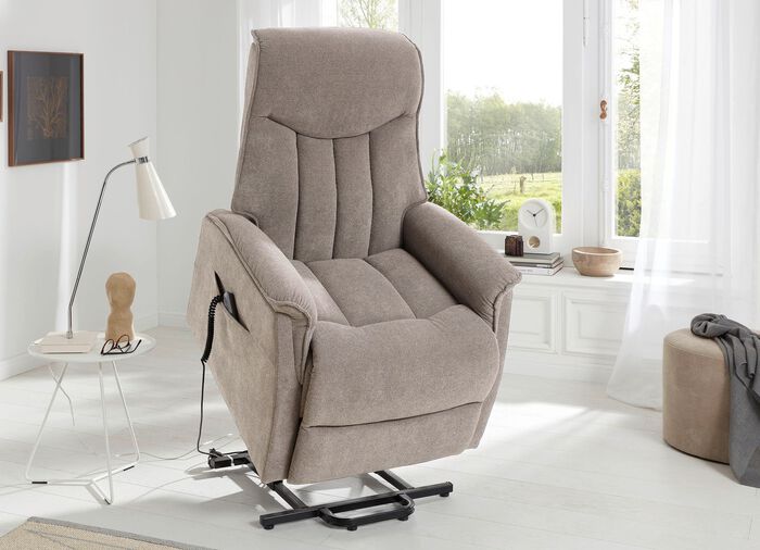 TV-Sessel mit Motor und Aufstehhilfe BEIGE