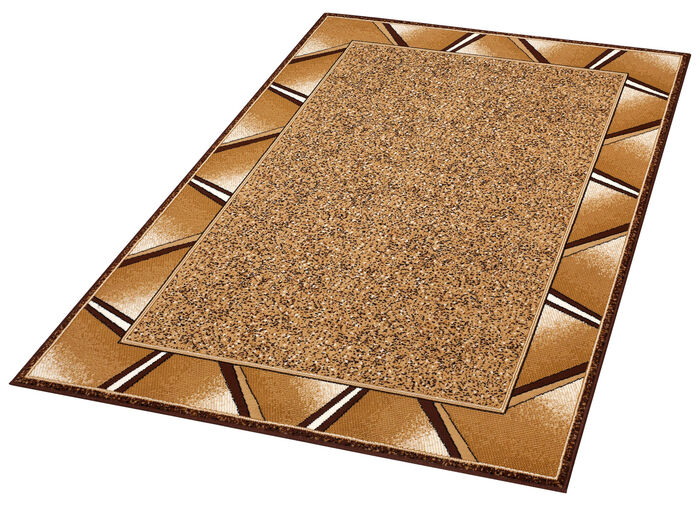 Brücken und Teppiche mit ansprechender Bordüre BEIGE