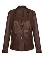 Blazer aus Nappaleder-Imitat 