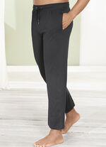 Zweierpack Schlaf- und Freizeithosen, lang, mit Durchzugsband und Seitentaschen PETROL/ANTHRAZIT