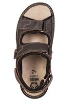 Mubb, klassische Herren-Sandalen, Weite H, mit herausnehmbarem Fu&szlig;bett 
