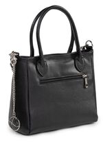 Laurina Tasche aus genarbtem Kalb-Nappaleder mit Zierkette 