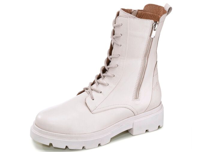 Libelle Schn&uuml;r-Stiefelette BEIGE