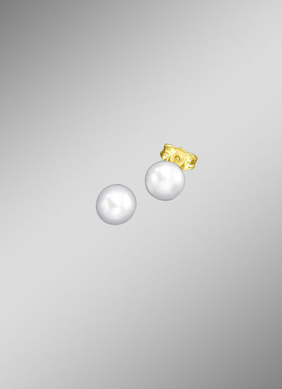 Ohrstecker mit Süßwasser-Zuchtperle 