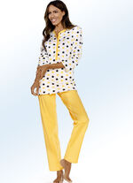 Schlafanzug mit Sternchen und langen &Auml;rmeln 