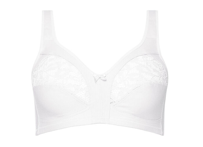 Naturana Zweierpack BH mit elastischer Spitze 