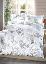 Bettwäsche-Garnitur in Renforcé-Qualität GRÜN