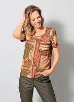 Shirt in gepatchter Optik  