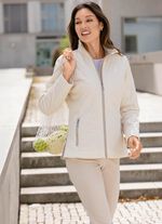 Jacke mit Reißverschlusstaschen CREME