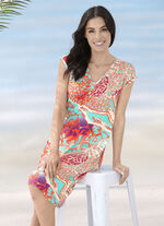 ascafa Kleid mit überschnittenen Ärmeln 