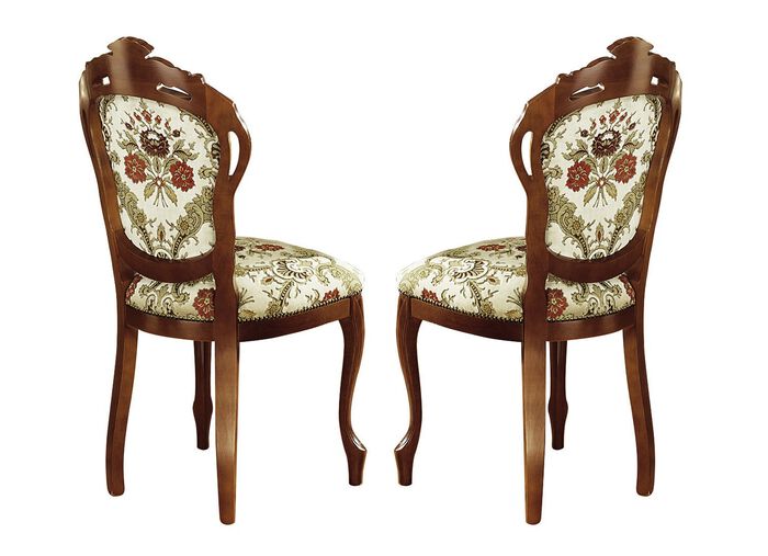 Esszimmer-St&uuml;hle oder Sessel in Nussbaum 