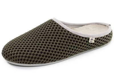 Leichte Herren-Hausschuhe, mit herausnehmbarem Fußbett 