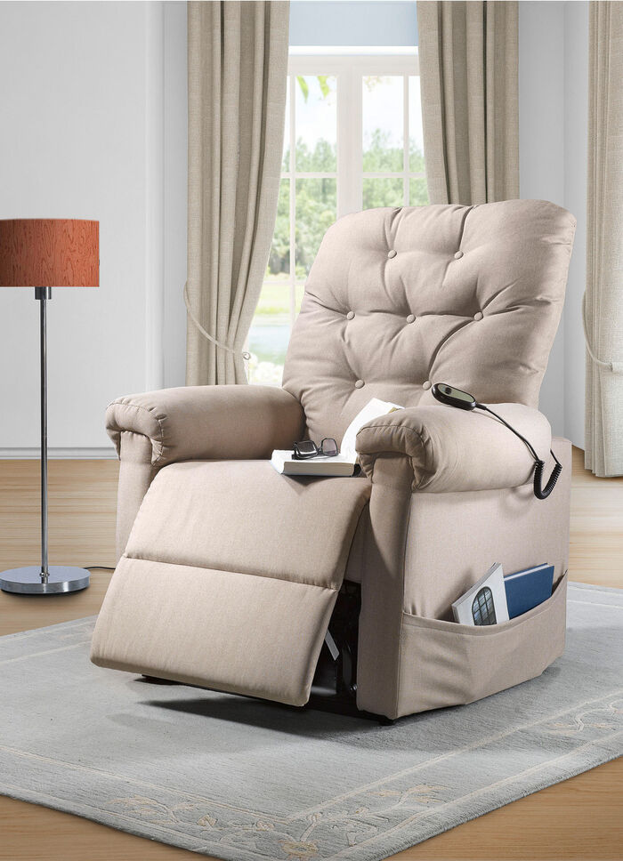 TV-Sessel mit Motor und Aufstehhilfe BEIGE
