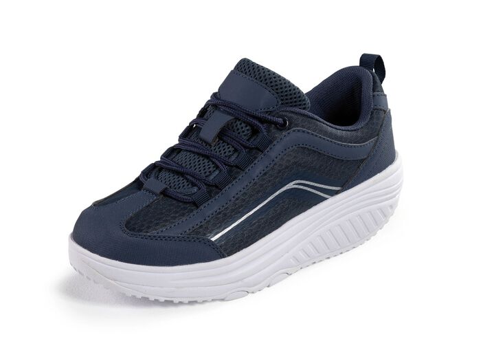 Aerosoft-Walker-Schn&uuml;rschuhe mit auswechselbarer Weichschaum-Einlegesohle MARINE