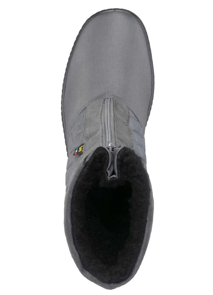 ELENA EDEN Stiefelette aus wetterfestem Textilmaterial GRAU