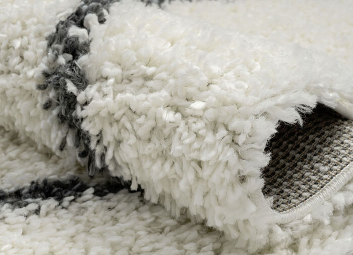 Traumhaft flauschige Shaggy-Brücken, -Galerien und -Teppiche CREME