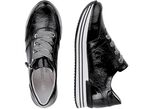 Remonte Sneaker mit effektvoller Schn&uuml;rung SCHWARZ