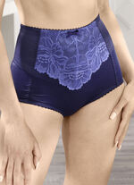 Miederhose mit Elastikspitzenbesatz im Vorderteil 