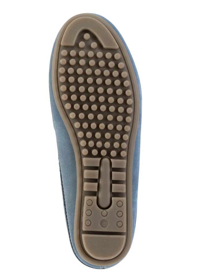 ELENA EDEN Mokassin-Sabot aus Veloursleder JEANS