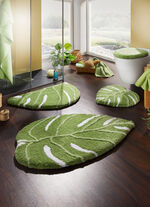 Barfu&szlig;weiche Badgarnitur in Supersoft-Qualit&auml;t GR&Uuml;N