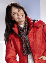 Schal mit Raubtierfell-Dessin 