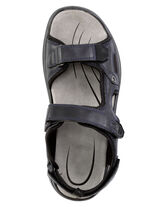 GINO GALANTE Trekking-Sandale aus Nappaleder und Textilmaterial DUNKELBLAU-SCHWARZ