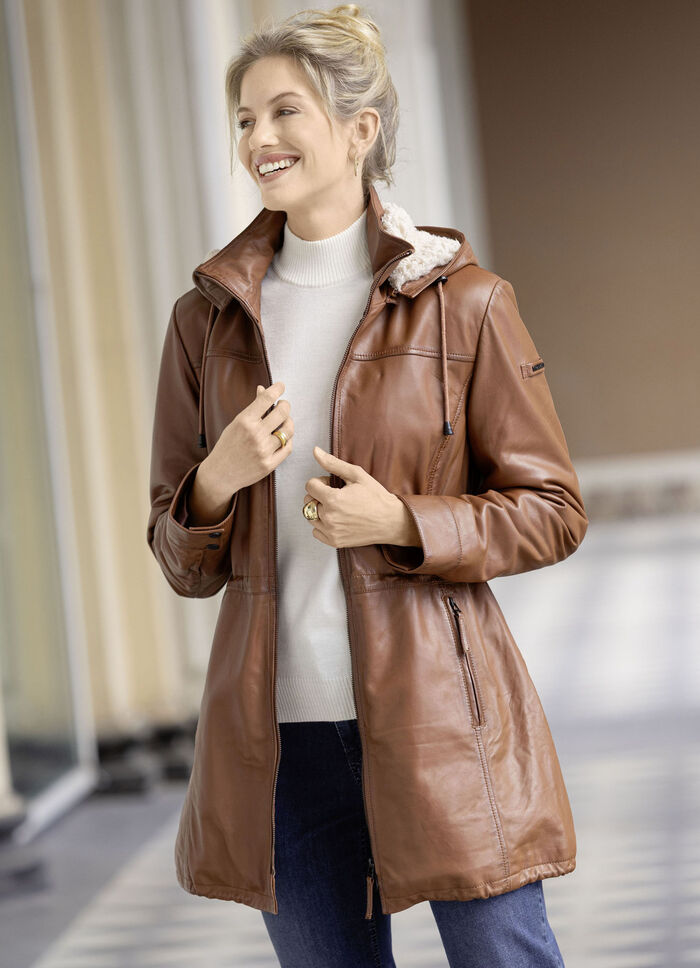 Lederkurzmantel von &bdquo;Cabrini&ldquo; 