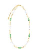 Schmuckset, 3-teilig, aus Messing mit Kristallsteinen 